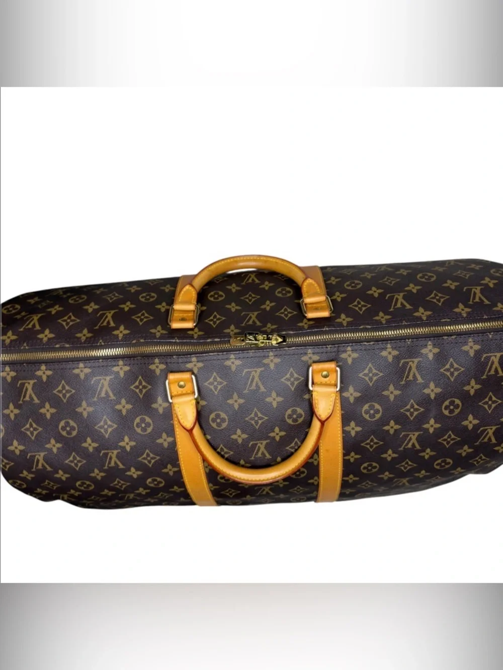Louis Vuitton KEEPALL 60 Monogram VINTAGE Weekend Duffle Travel Bag + INSERT 🤩